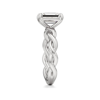 Linda Elongated Cushion Twisted Knot Band