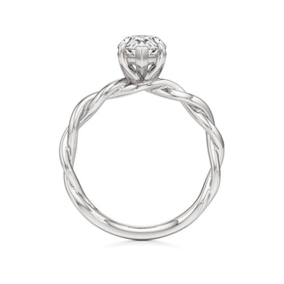 Linda Elongated Cushion Twisted Knot Band