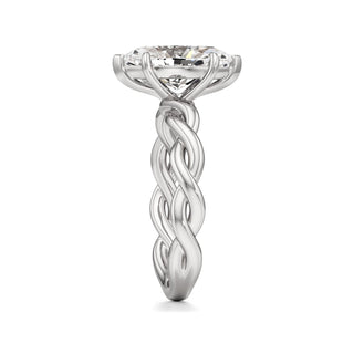 Linda Elongated Cushion Twisted Knot Band