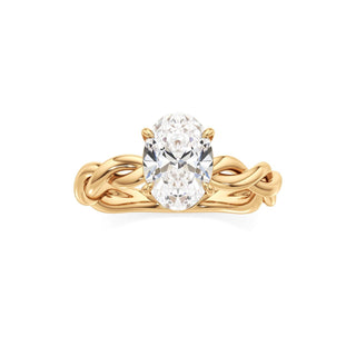Linda Elongated Cushion Twisted Knot Band