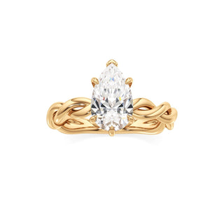 Linda Elongated Cushion Twisted Knot Band