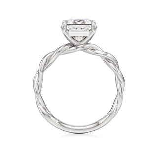 Linda Elongated Cushion Twisted Knot Band