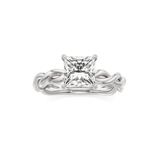 Linda Elongated Cushion Twisted Knot Band