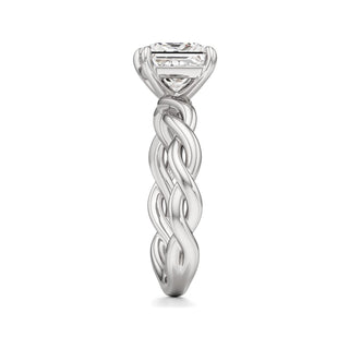 Linda Elongated Cushion Twisted Knot Band