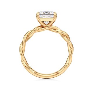 Linda Elongated Cushion Twisted Knot Band