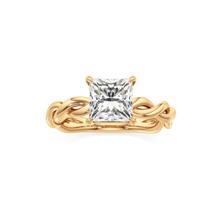 Linda Elongated Cushion Twisted Knot Band