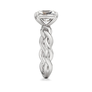 Linda Elongated Cushion Twisted Knot Band