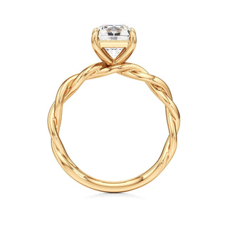 Linda Elongated Cushion Twisted Knot Band