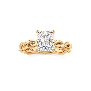 Linda Elongated Cushion Twisted Knot Band