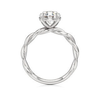 Linda Elongated Cushion Twisted Knot Band