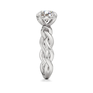Linda Elongated Cushion Twisted Knot Band