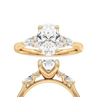Lyric Radiant Three Stone Pear