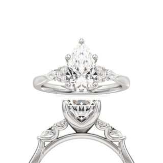 Lyric Radiant Three Stone Pear