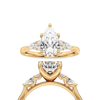 Lyric Radiant Three Stone Pear