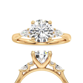Lyric Radiant Three Stone Pear