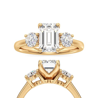 Maelle Round Three Stone Round