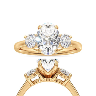 Maelle Round Three Stone Round