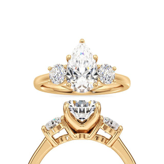 Maelle Round Three Stone Round