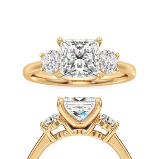 Maelle Round Three Stone Round