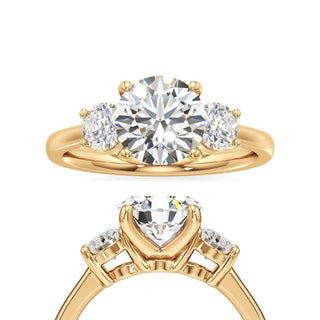 Maelle Round Three Stone Round