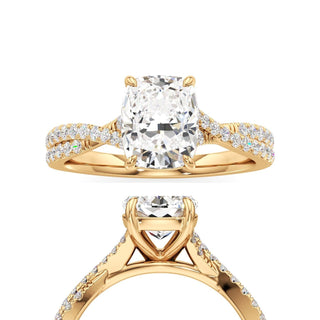 Maren Round Twisted Diamond Band