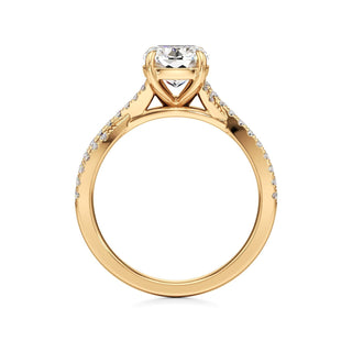 Maren Round Twisted Diamond Band