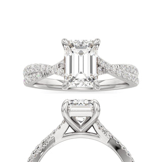 Maren Round Twisted Diamond Band