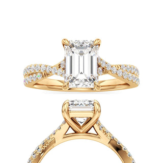 Maren Round Twisted Diamond Band