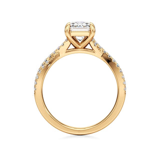 Maren Round Twisted Diamond Band
