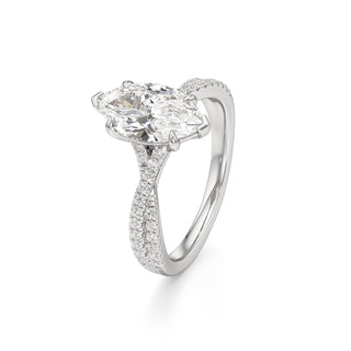 Maren Round Twisted Diamond Band