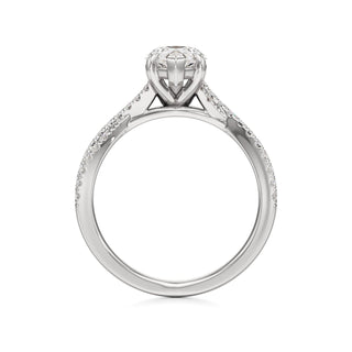Maren Round Twisted Diamond Band