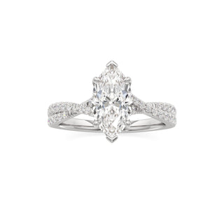 Maren Round Twisted Diamond Band