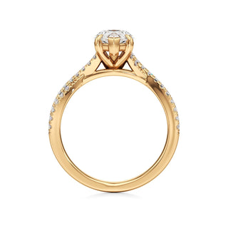 Maren Round Twisted Diamond Band