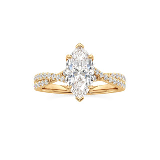 Maren Round Twisted Diamond Band