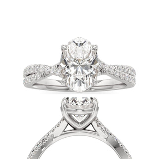 Maren Round Twisted Diamond Band