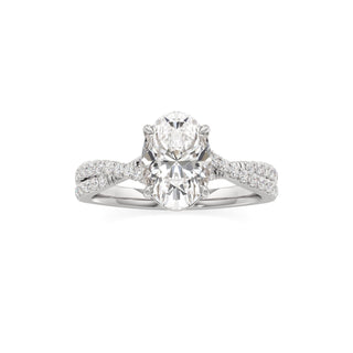 Maren Round Twisted Diamond Band