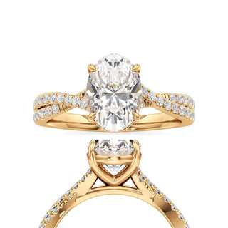 Maren Round Twisted Diamond Band