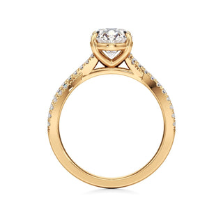 Maren Round Twisted Diamond Band