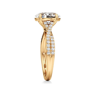 Maren Round Twisted Diamond Band