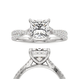 Maren Round Twisted Diamond Band