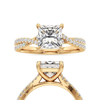 Maren Round Twisted Diamond Band