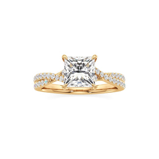 Maren Round Twisted Diamond Band