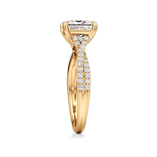 Maren Round Twisted Diamond Band