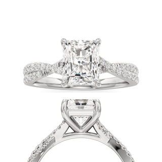 Maren Round Twisted Diamond Band