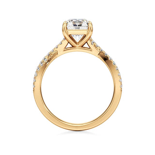 Maren Round Twisted Diamond Band