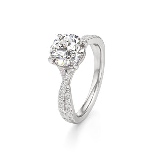 Maren Round Twisted Diamond Band