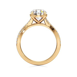 Maren Round Twisted Diamond Band