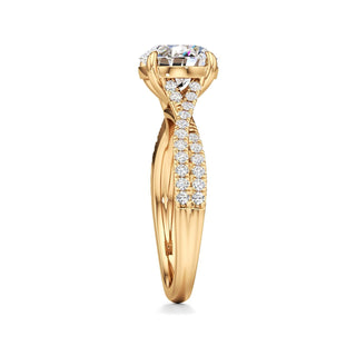 Maren Round Twisted Diamond Band