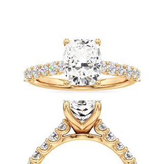 Mavis Round Shared Prong Diamond Band