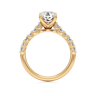 Mavis Round Shared Prong Diamond Band
